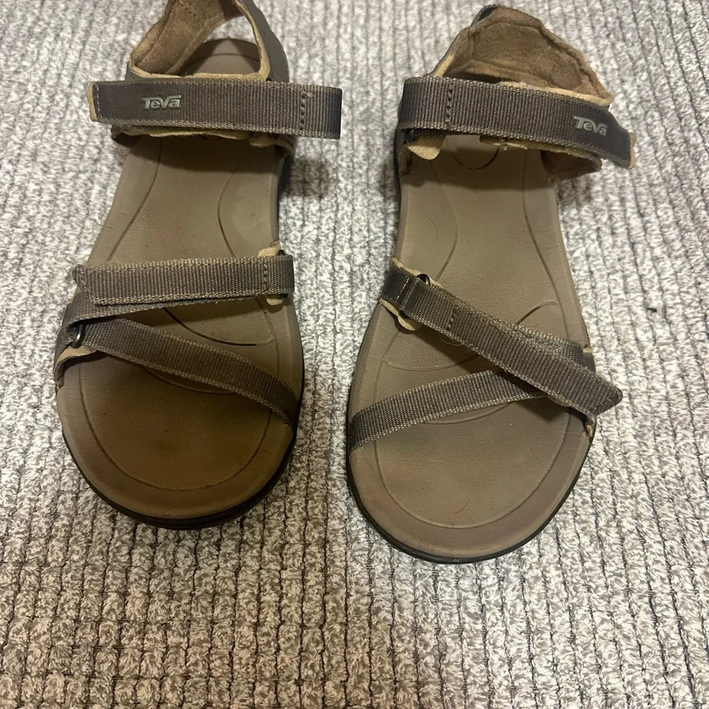 Teva Verra hiking sandal 7 grey gray taupe - Picture 8 of 16